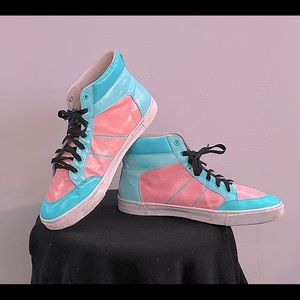 RETRO COTTEN CANDY HIGH TOPS 💗💙
